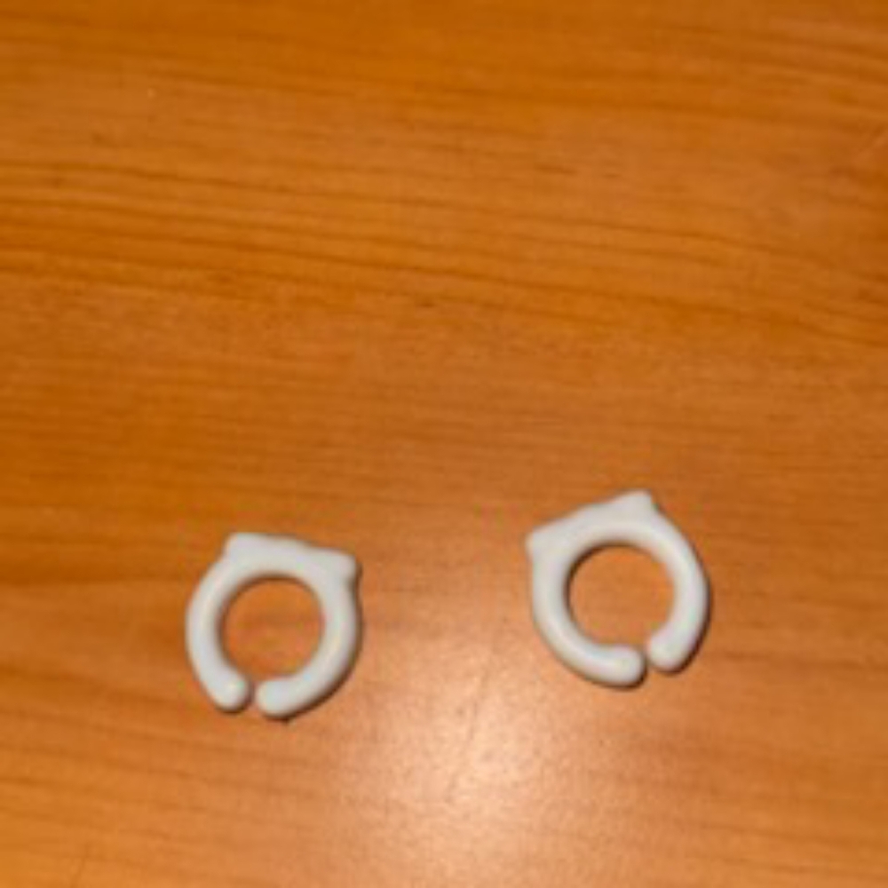 Antique porcelain rings